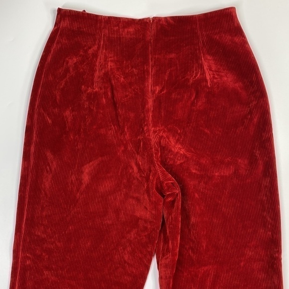 Emanuel Unsaro Red Corduroy Pants Size 14/48 (31x30) - Picture 4 of 11